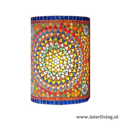 wandlamp mozaïek multi colour wandlamp mozaïek multi colour