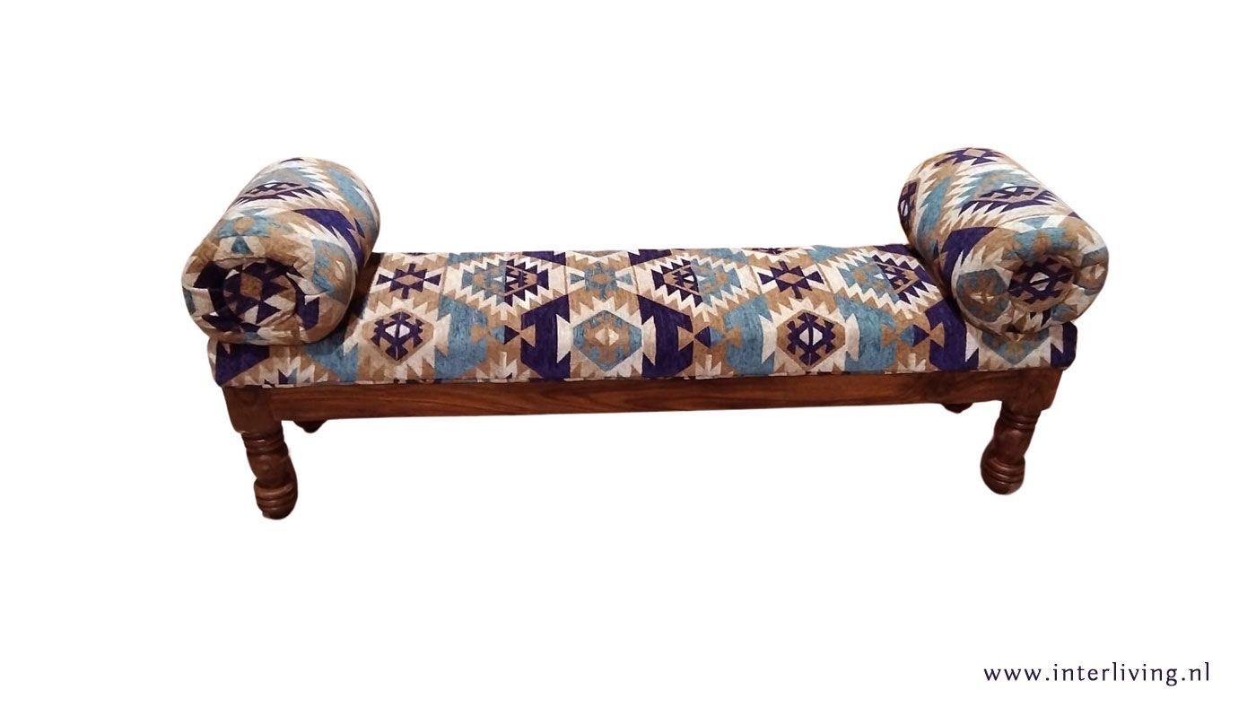 Sofa - kelim design - blauw