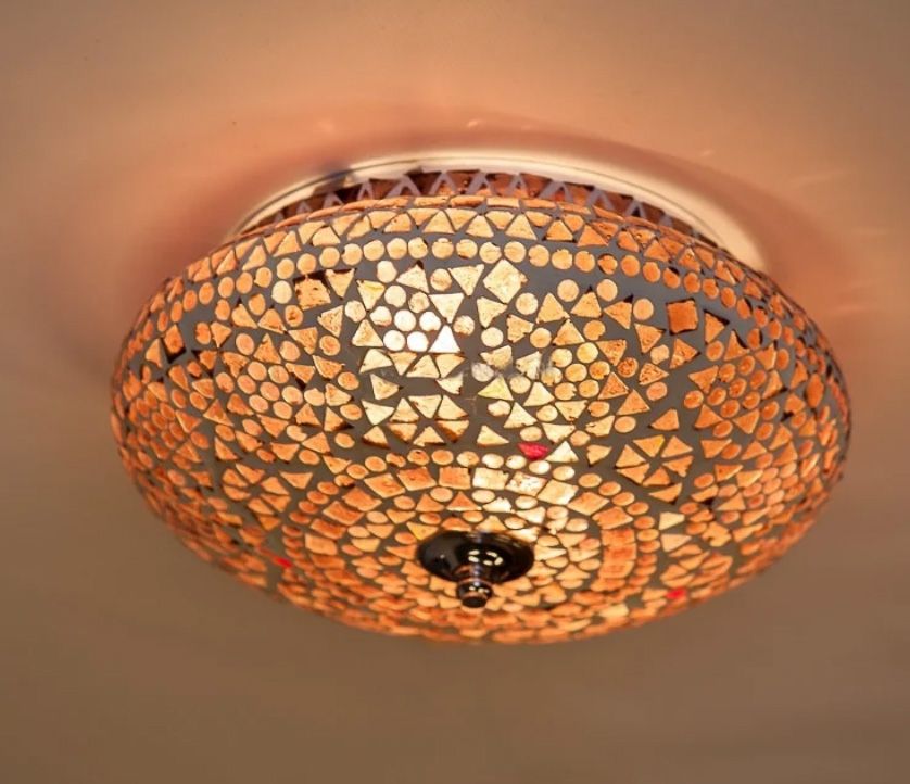 plafonnière mozaïek 25 cm - paars