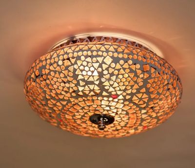 plafonnière mozaïek 25 cm - paars