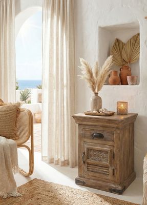 Ibiza kastje met lade - finish licht antiek "ibiza wash"
