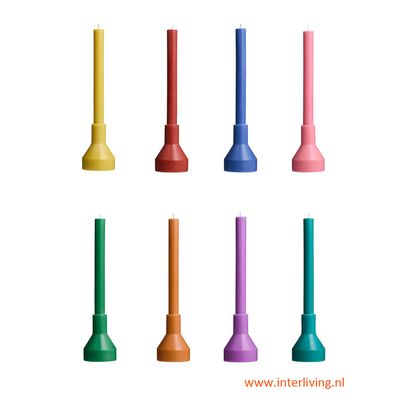 sculpture  kaars met kaarshouder van eco wax - 100% paraffine vrij -"Karma &amp; rituelen" uit Java -  8 kleuren handgemaakt &amp; fairtrade  - Original Home