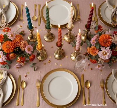 Originalhome - tafelkaars gedraaid - spiraal dinerkaars XL 40 cm in 22 effen kleuren - duurzaam eco wax - Originalhome - tafelkaars gedraaid - spiraal dinerkaars XL 40 cm in 22 effen kleuren - duurzaam eco wax -"Karma & rituelen" - handgemaakt & fairtrade