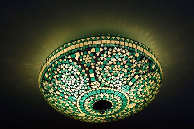 plafonnière 38 cm mozaïek groen