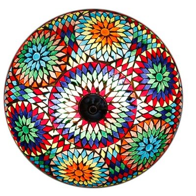 plafonnière mozaïek - multi colour turkish design