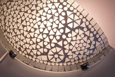 wandlamp glasmozaïek transparant