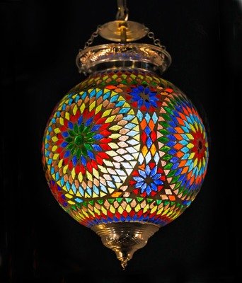 hanglamp bol mozaïek turkish design multi colour hanglamp bol mozaïek turkish design multi colour