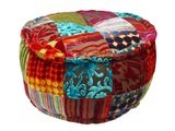 poef patchwork multi colour