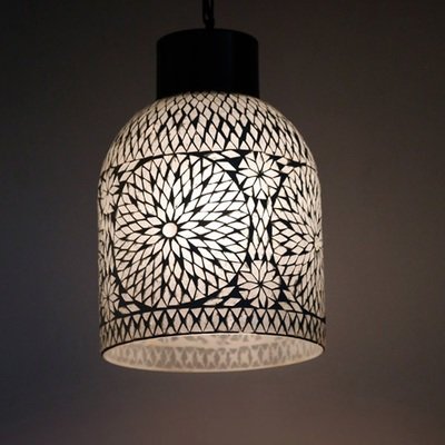 Hanglamp open glasmozaiek turkish design transparant Hanglamp open glasmozaiek turkish design transparant