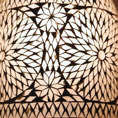 Hanglamp open glasmozaiek turkish design transparant