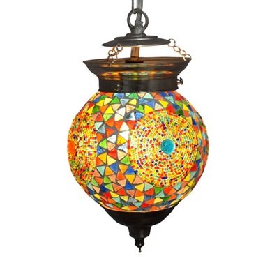 hanglamp bol mozaïek beads & triangles hanglamp bol mozaïek beads & triangles