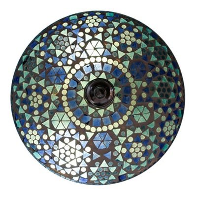 plafonnière mozaïek 25 cm - blauw