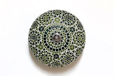 plafonnière 25 cm mozaïek groen