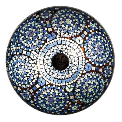 plafonnière mozaïek 38 cm - blauw plafonnière mozaïek 38 cm - blauw