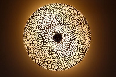 plafonnière mozaïek 50 cm - transparant turks design