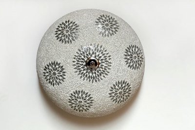 plafonnière mozaïek 50 cm - transparant turks design met kralen