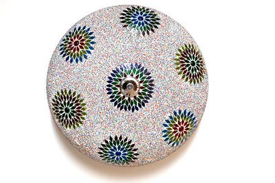 plafonnière mozaïek 50 cm - turks design met kralen multi colour