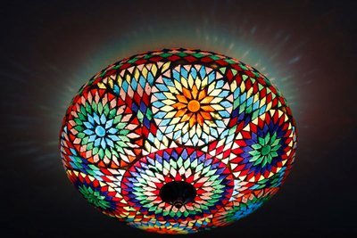 plafonnière mozaïek 25 cm - multi colour plafonnière mozaïek 25 cm - multi colour