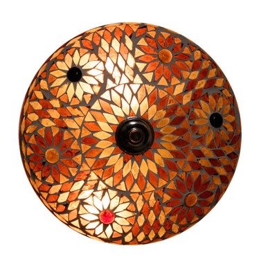 plafonnière 25 cm mozaïek paars turkish design plafonnière 25 cm mozaïek paars turkish design