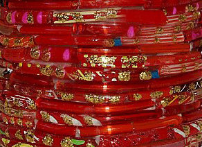 rood oranje bangles