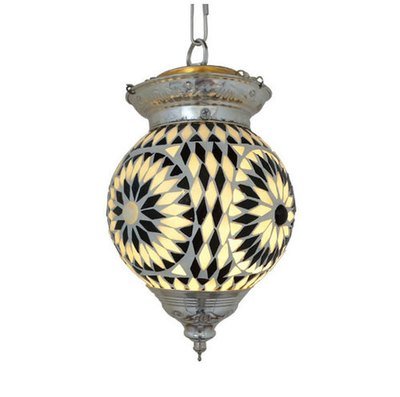 hanglamp bol mozaïek turkish design zwart wit hanglamp bol mozaïek turkish design zwart wit