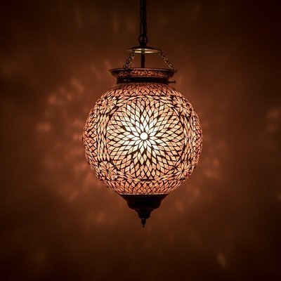 hanglamp bol mozaïek turkish design paars hanglamp bol mozaïek turkish design paars
