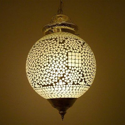 hanglamp Ibiza bol mozaïek transparant hanglamp Ibiza bol mozaïek transparant
