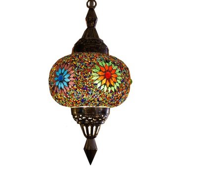 hanglamp pompoen mozaïek turkish design multi colour hanglamp pompoen mozaïek turkish design multi colour