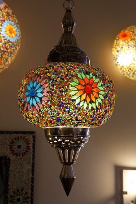 hanglamp pompoen mozaïek turkish design multi colour