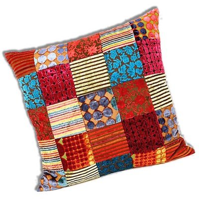 sierkussen multi colour - patchwork - 60 cm