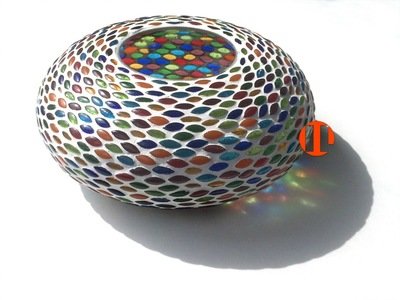 Waxinehouder model ufo multi color