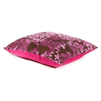 sierkussen roze - velvet patchwork - 45 cm