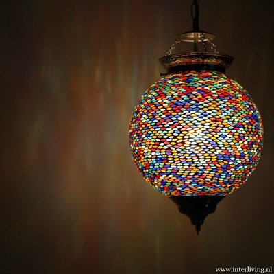 hanglamp bol seed design mozaïek multi colour