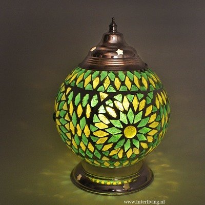 tafellamp bol Ø15 glasmozaïek groen turkish design tafellamp bol Ø15 glasmozaïek groen turkish design