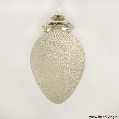 oosterse hanglamp papaja mozaïek turkish design transparant