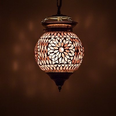 hanglamp bol mozaïek turkish design paars hanglamp bol mozaïek turkish design paars