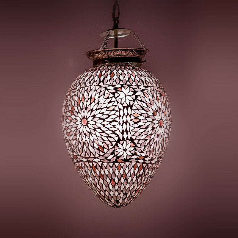 oosterse hanglamp papaja mozaïek turkish design paars