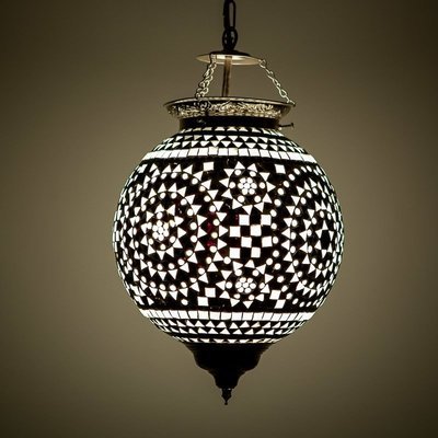 hanglamp bol mozaïek zwart wit hanglamp bol mozaïek zwart wit