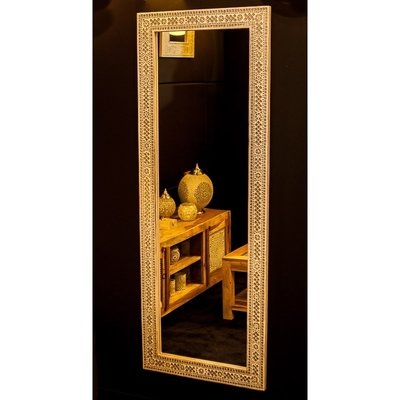 passpiegel transparant mozaiek 160cm x 60cm