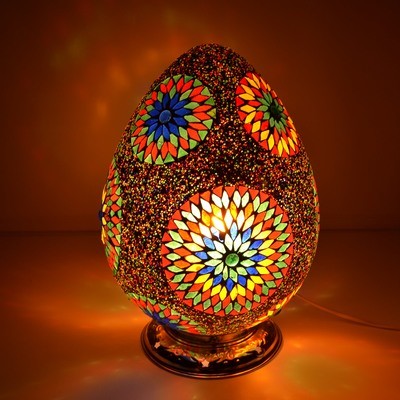 oosterse tafellamp papaja mozaïek turkish design en kralen multi colour oosterse tafellamp papaja mozaïek turkish design en kralen multi colour
