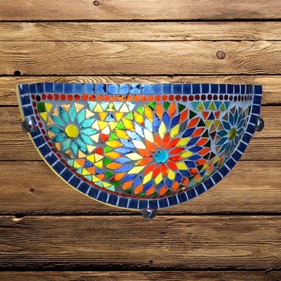 wandlamp glasmozaïek multi colour turkish design wandlamp glasmozaïek multi colour turkish design