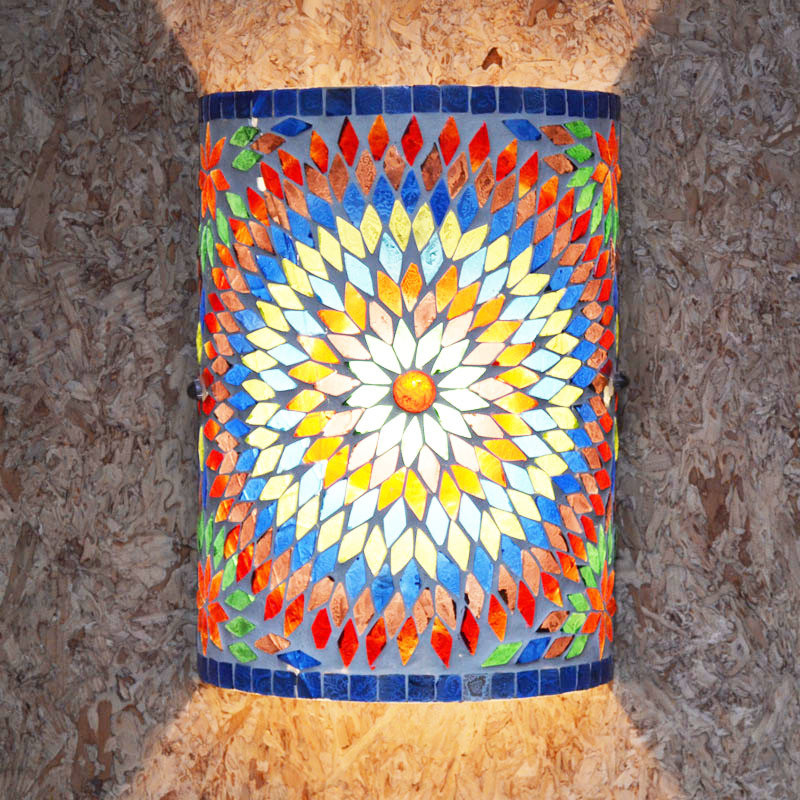 wandlamp mozaïek multi colour turkish design