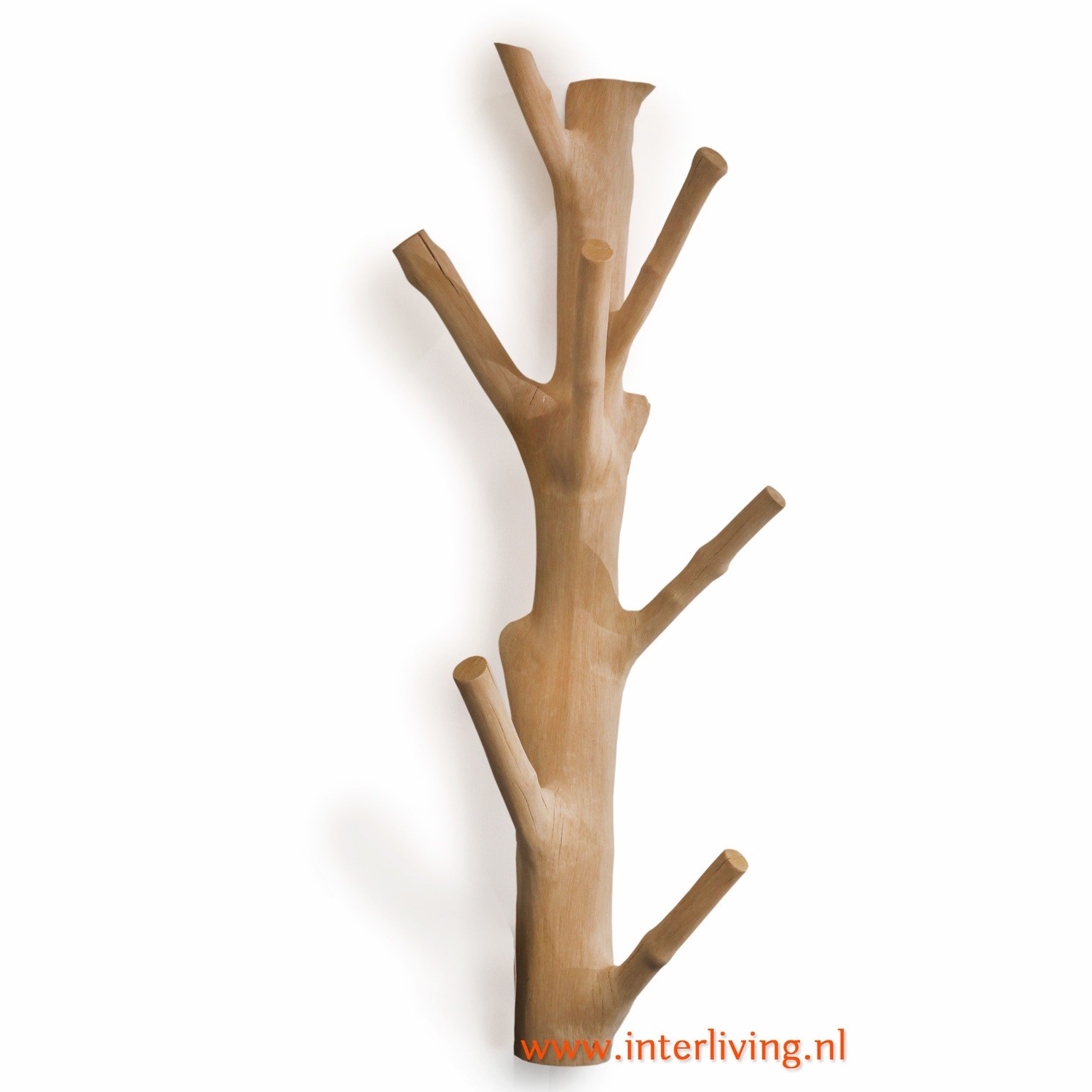 hefboom Buitenlander Doelwit kapstok boom voor aan de muur met kale takken / kapstokhaken