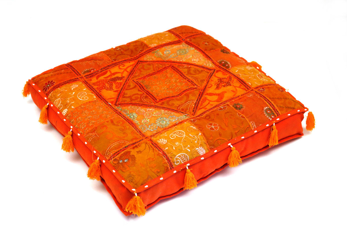 vloerkussen oranjevloerkussen oranje