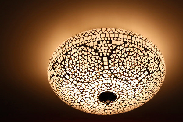 plafonnière mozaïek 38 cm - transparant