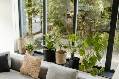 ​Boho kussenhoes van bananen blad - naturel kleur - eco design  van het merk Orginal Home