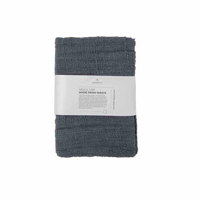 Kussenhoes van 100% gerecycled katoen - donkergrijs - 60 x 60 cm - eco design  van het merk Original Home