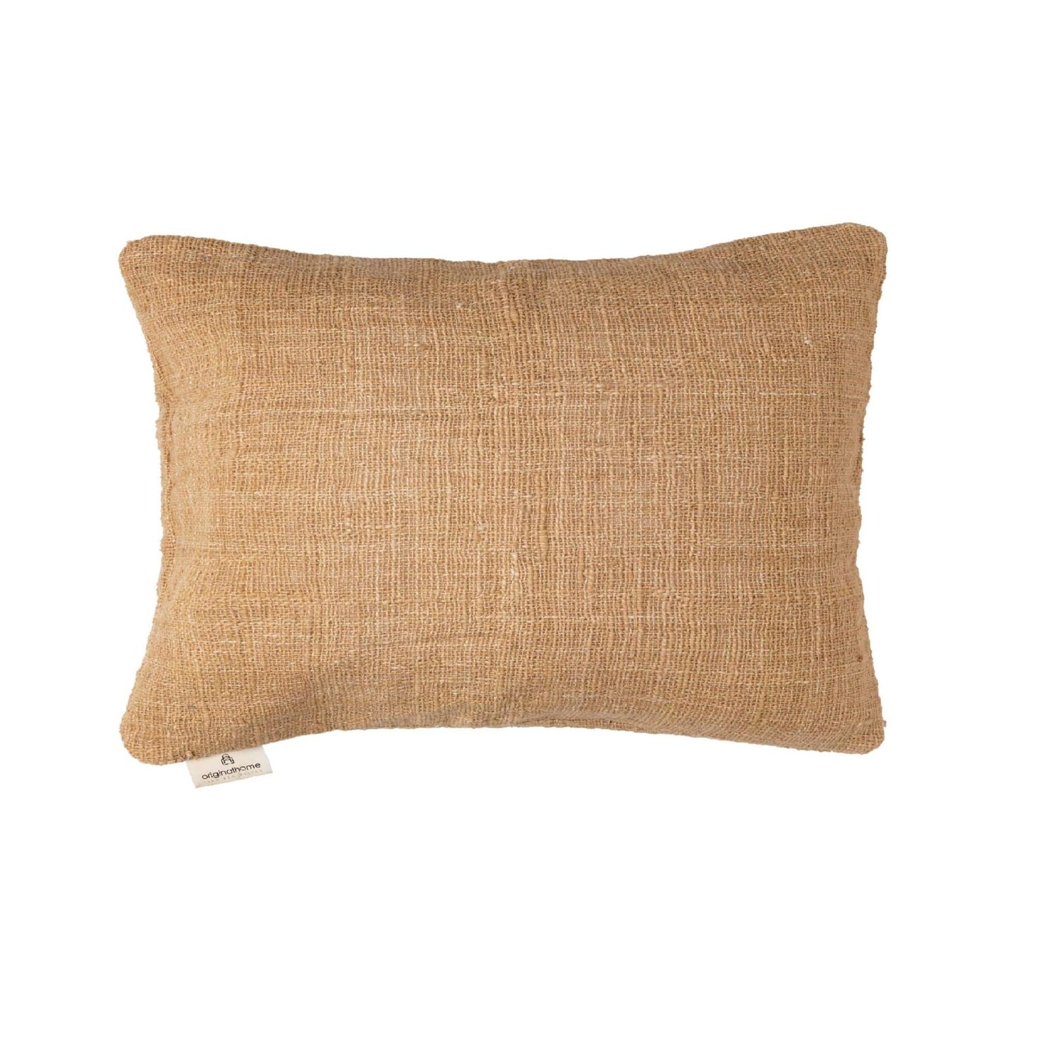 Kussenhoes (rechthoekig) van 100% gerecycled katoen - lichtbruin / beige - eco design van het merk Original Home