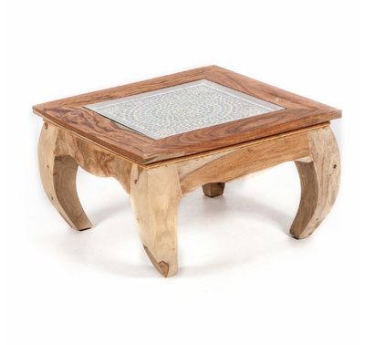 opiumtafel met multi colour mozaïek paneel opiumtafel met multi colour mozaïek paneel