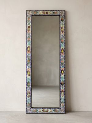 passpiegel multi colour mozaiek traditional design 160cm x 60 cm passpiegel multi colour mozaiek traditional design 160cm x 60 cm